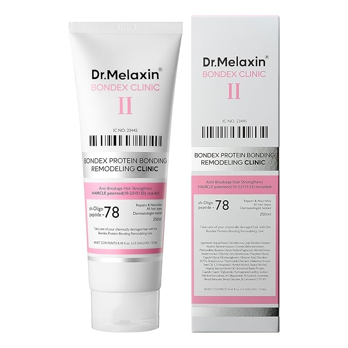 Dr.Melaxin Bondex Remodeling Salon Bonding Treatment | Deep Repair for Bleached & Damaged Hair with Bonding Peptides + Argan Oil