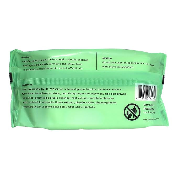 PB & JAY Cleancare Cleansing Wipes – 30 Count – Makeup Remover for Cooling Hydration & Skin Comfort – Hydrating Korean Face Wipes for Sensitive Skin (Aloe Vera)