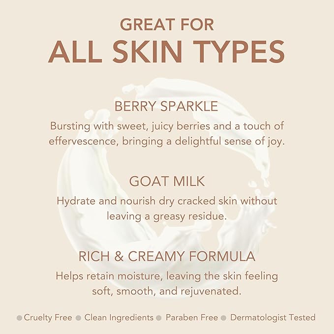 Dionis Goat Milk Body Lotion Berry Sparkle 8.5 oz (Pack of 1)