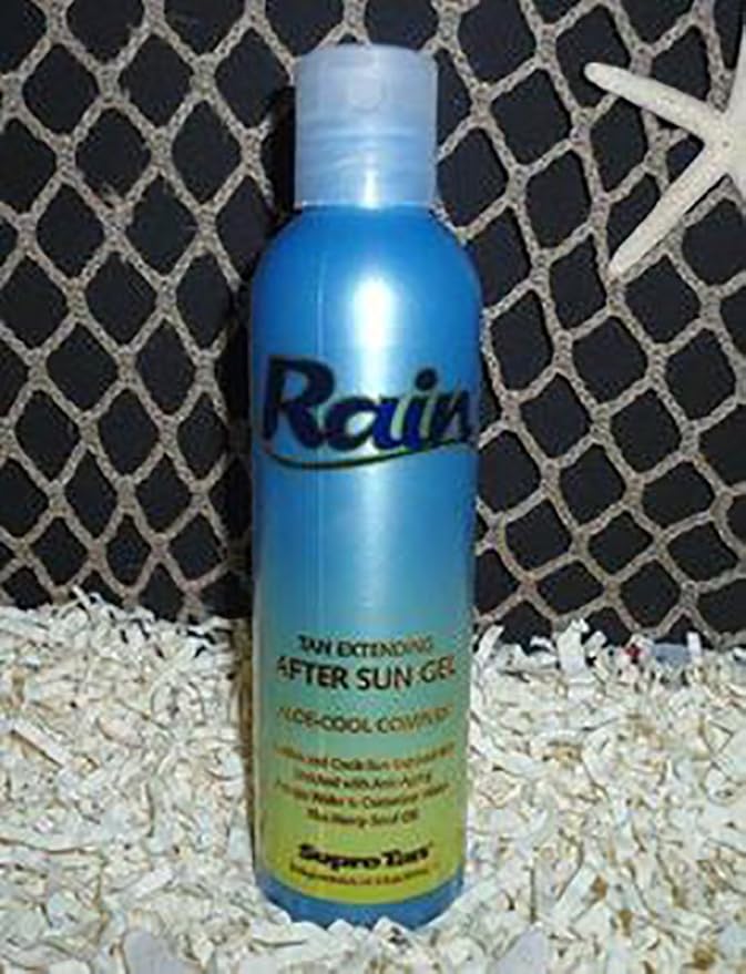 Supre RAIN Tan Extending After Sun Gel w/ Aloe Cool Complex - Soothes and Cools Sun-Burned Skin, Enriched with ANti-Aging Ingredients