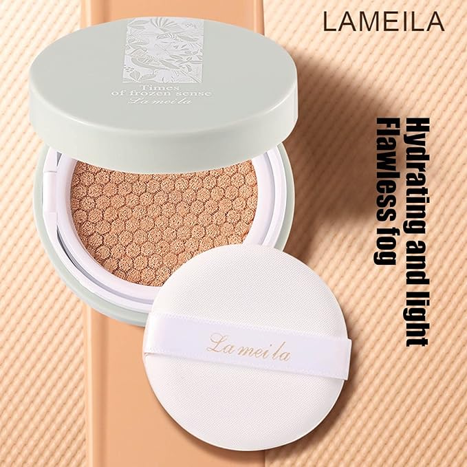 Air Cushion BB Cream Brightening Light Sense Concealer Moisturizing Smooth Face Base Makeup Long-Lasting Full Coverage Light Breathable Oil Control Moisturizing Delicate Not Dull Natural Color