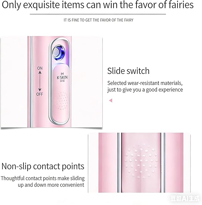 Portable Nano Mist Facial Sprayer, Handheld Facial Hydration Device for Serum & Toner Infusion, Makeup Setting & Daily Moisturizing, Travel-Friendly Face Humidifier