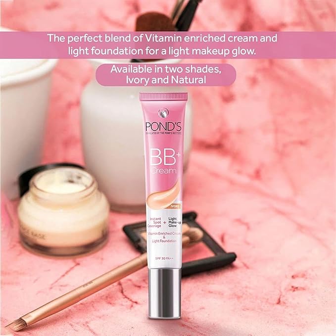 POND'S BB+ Cream Ivory Lightweight Foundation Cream 18g