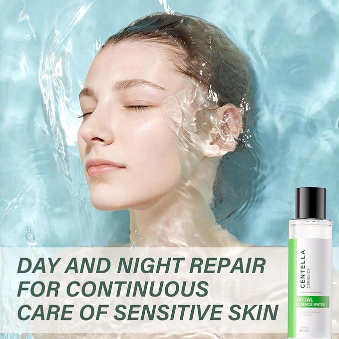 5PCS Centella Face Skin Care Set with Centella Serum,Toner and 3 face masks,Moisturizing Centella Toner Facial Kit,Hydrating Centella Kit Skin Care Gift Set,Nourishing Travel Size Skincare Set