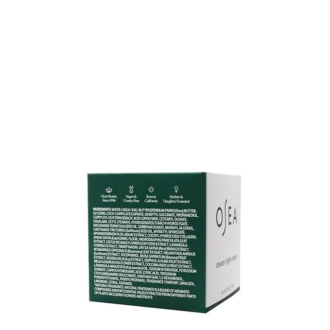 OSEA Dream Night Cream with Bio-Retinol - Anti-Aging Hydrating Face Cream with Algae-Derived Bio Retinol - Plumps, Firms, & Smooths Line and Wrinkles