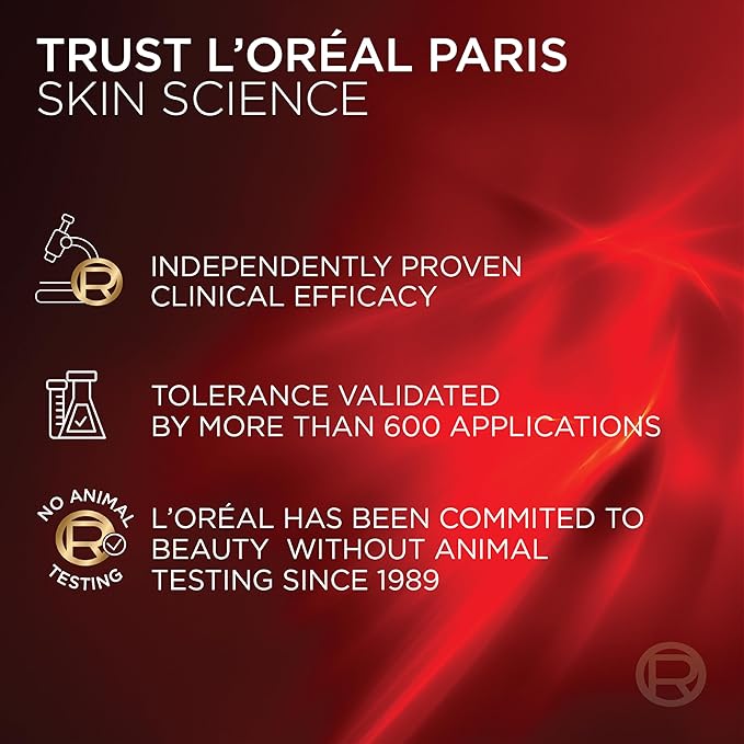 L'Oreal Paris Revitalift Triple Power Anti-Aging Face Moisturizer, Pro Retinol, Hyaluronic Acid & Vitamin C, Reduce Wrinkles, Fragrance Free 1.7 Oz