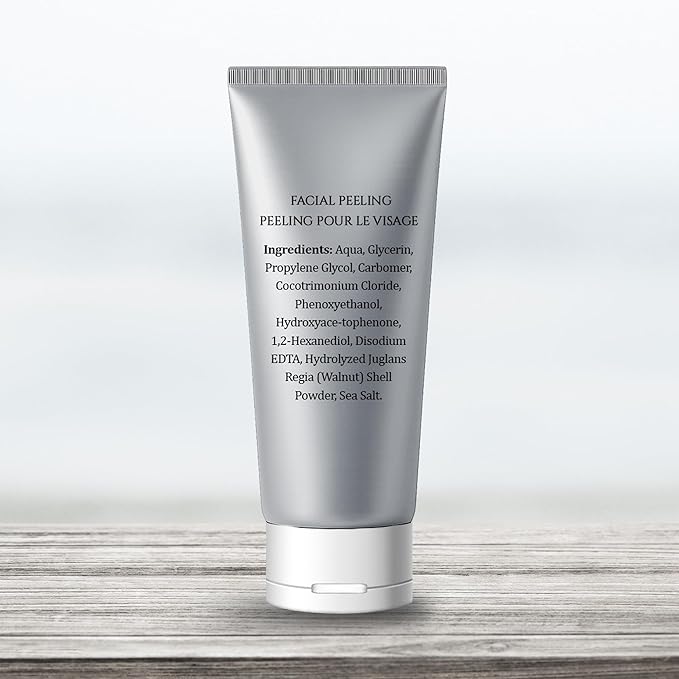 Vivo Per Lei Facial Peeling Gel - Helps Address Dead Skin Buildup - Gentle Exfoliating Gel for Rough, Dry, Sensitive or Mature Skin - Face and Body Scrub - Non Abrasive - 4.05 Fl. Oz. - Pack of 4