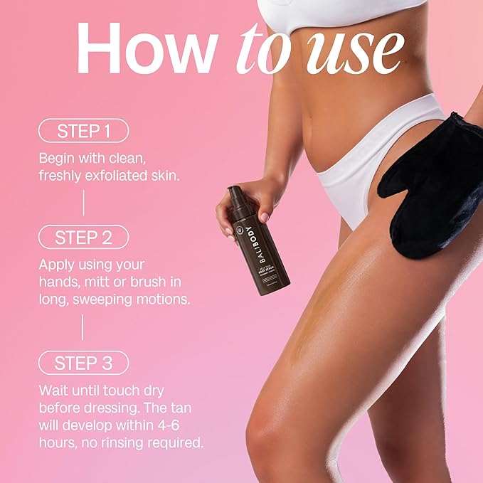 Bali Body Self Tan Body Serum | Streak-Free Self Tanner Serum for Women All Skin Types, Tinted Fake Tan for Gradual Natural Bronze Glow | Vegan, Cruelty-Free, Australian Made (180 ml/6.1 fl oz)