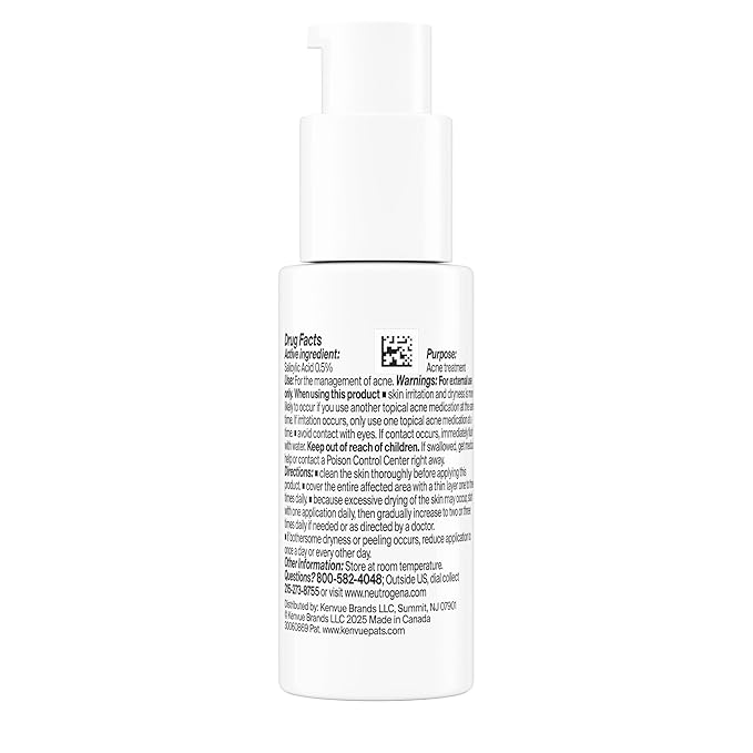 Neutrogena Evenly Clear Acne Gel Moisturizer with Salicylic Acid & N-Acetyl Glucosamine, Lightweight Non-Greasy Face Moisturizer Helps Treat Breakouts & Visibly Fade the look of Post-Acne, 1.7 fl. oz