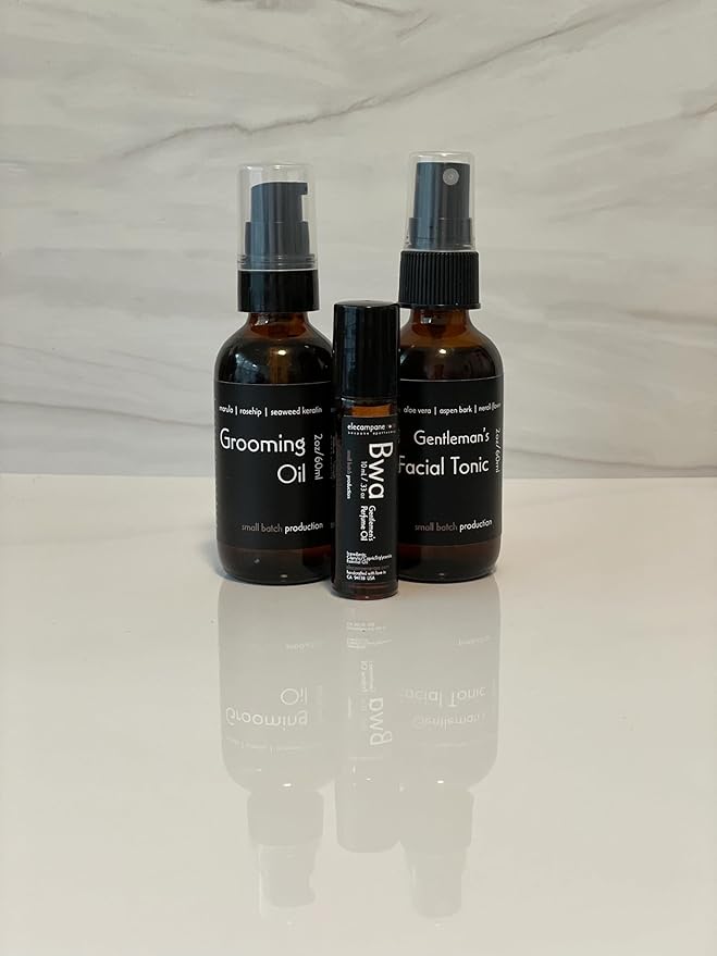 Gentlemen’s Grooming Collection | Oil, Tonic + Scent