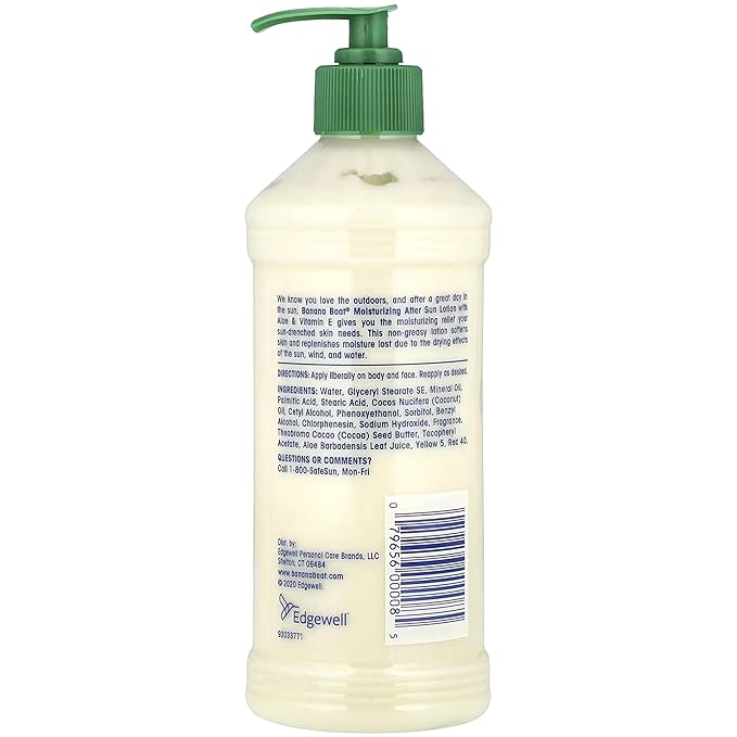 Banana Boat Aloe Aftersun 16 Oz, Pack of 3