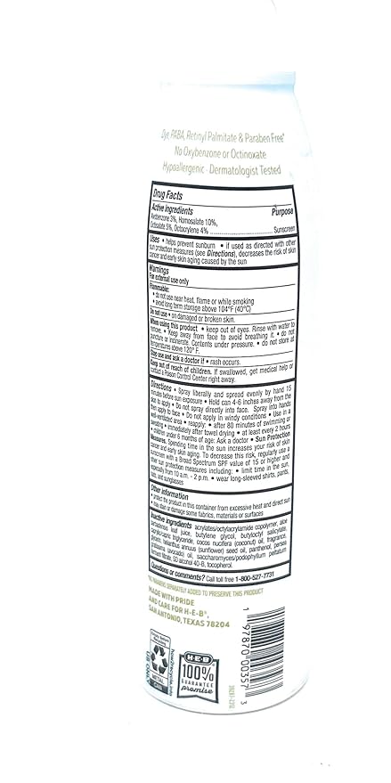 Rejuvenate Sunscreen Spray with Moisturizing Oils & Vitamins SPF 50-5.5oz - 1 bottle - made in the USA