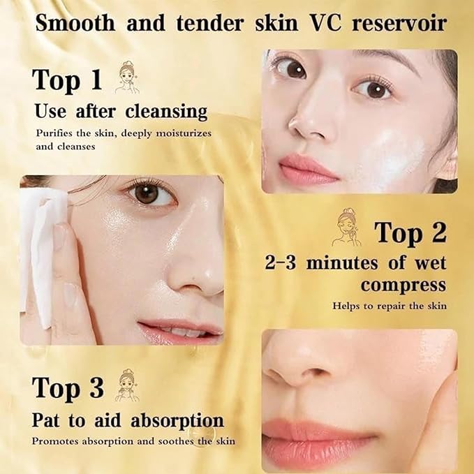 500 Ml Vc Toner Intensive Brightening, Korean Vitamin C Moisturizing Toner, Natural Vc Toners Vitamin C, Minimises Pores and Soothes Dry Skin, for All Skin Types (1PCS)