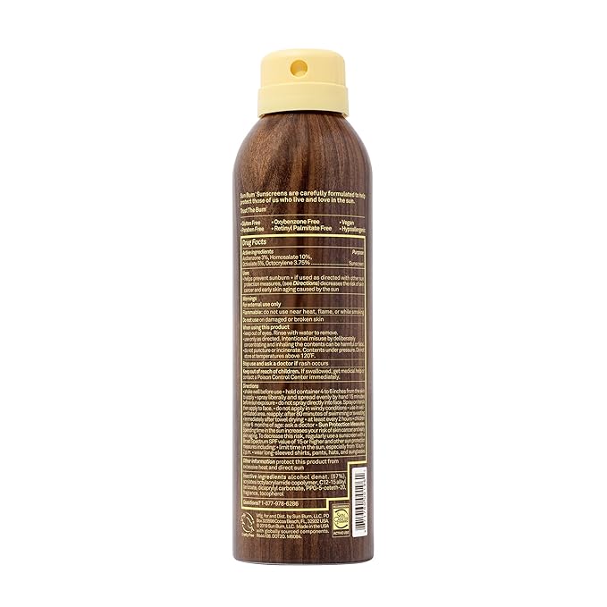 Sun Bum Original Moisturizing Sunscreen Spray SPF 30, 6 oz (3 pack)