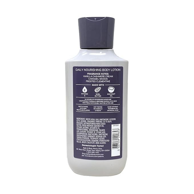Bath and Body Works Gift Set of 10 oz Shower Gel and 8 oz Lotion (Snowflakes & Cashmere) (BB87462390)