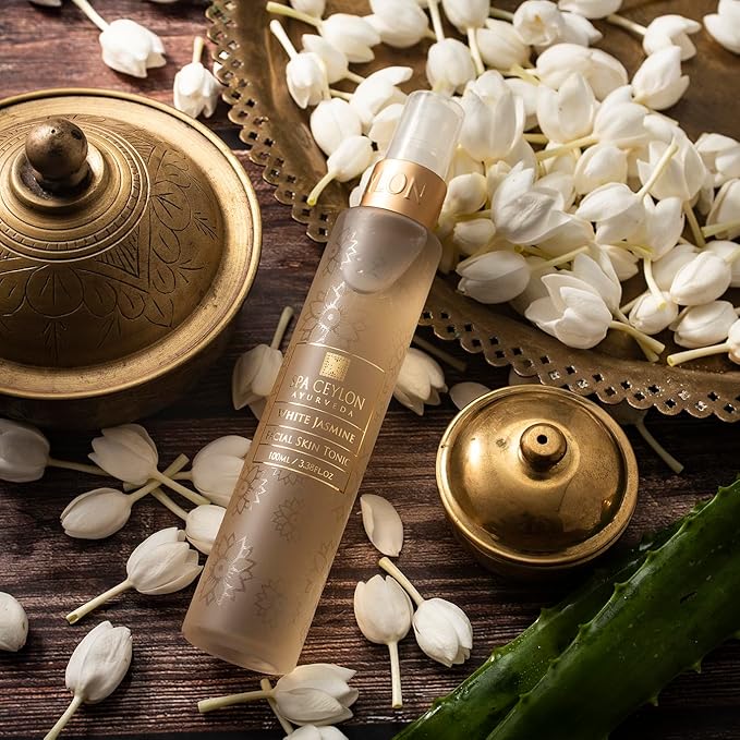 SPA CEYLON White Jasmine Facial Skin Tonic | Face Care | Ayurveda | Ideal for Normal to Dry Skin
