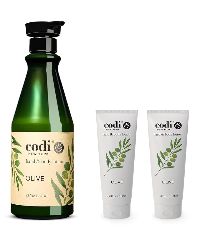 Olive Hand and Body Lotion 25 fl. oz. / 750ml (1 Bottle + 2 Tubes)