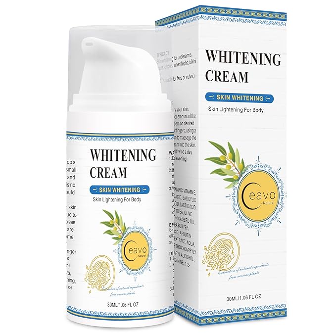 Skin Lightening Cream for Intimate Area with Niacinamide, Arbutin, Tranexamic Acid and Vitamin C, Even Skin Tone for Body, Underarm, Knees, Elbows, Inner Thigh, Bikini Areas Bleaching Whitening Cream