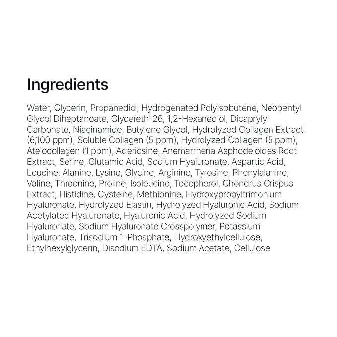 SUNGBOON EDITOR Deep Collagen Serum | Volufiline + Collagen + Niacinamide | Hydrating & Smoothing Care | Korean Skincare, 1.01 fl oz | Gifts for Women