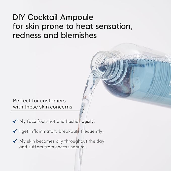 TROIAREUKE H+ Cocktail Ampoule Toner (2.37 Fl. Oz., Blue)