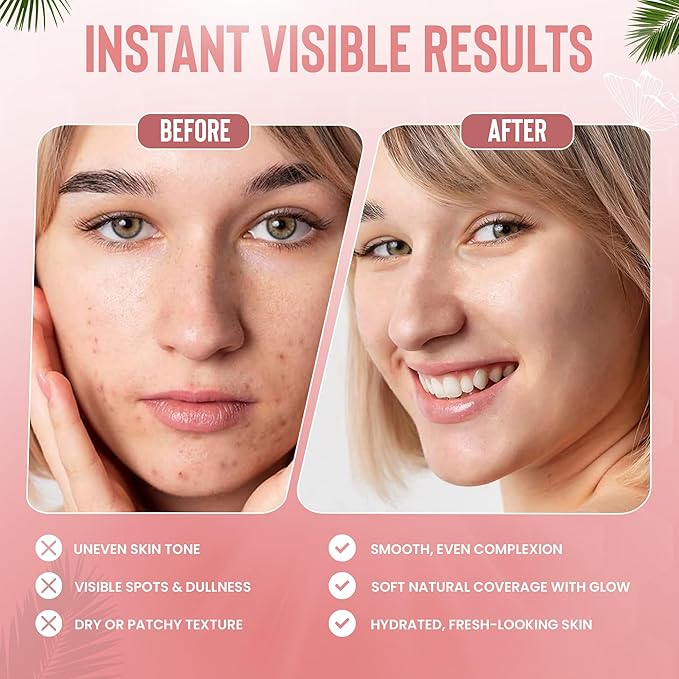 Sheida BB Cream with SPF 30+, Hydrating Daily Tinted Day Cream, Natural Finish, Buildable Light Coverage, 24h Moisture, Vitamin C & E for Even Skin Tone and Radiant Look – 50 ml (Extra Light)