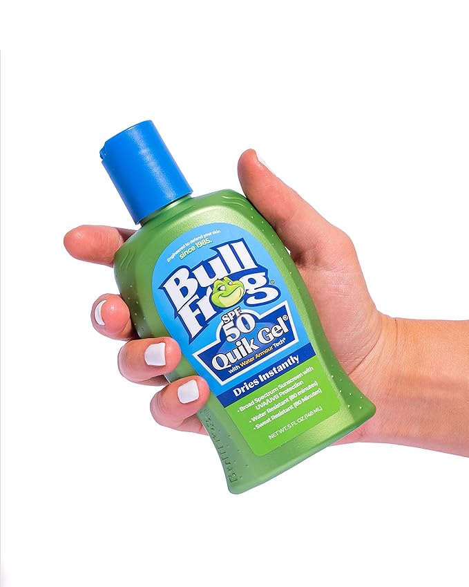 Bull Frog Land Sport Quik Gel Sunscreen, SPF 50 5 fl oz (147 ml)