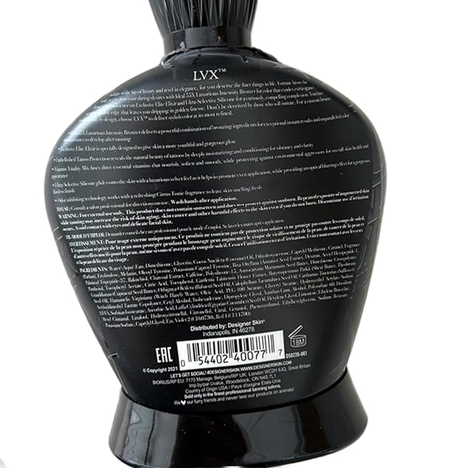 Designer Skin LVX Tanning Lotion 13.5 fl oz