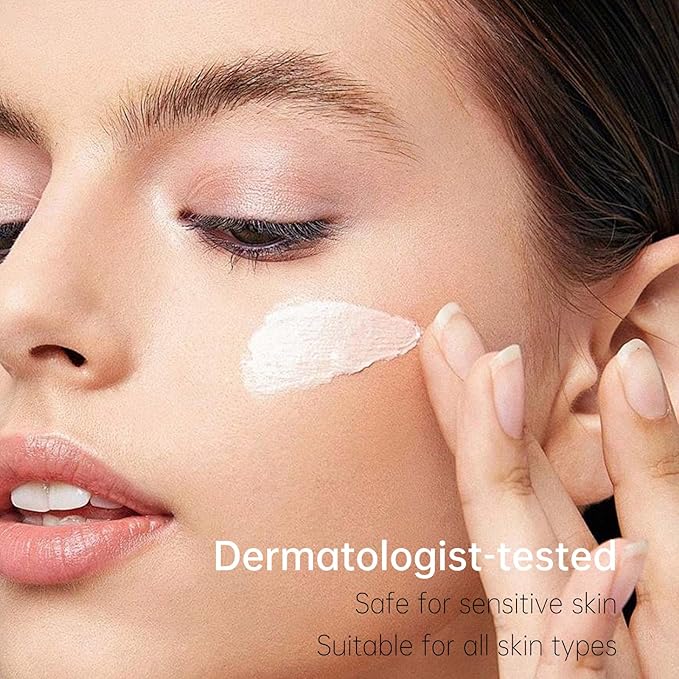 VGO Sunscreen for Face SPF 50+, Mineral Sunscreen with Zinc Oxide, Broad Spectrum Protection, No White Cast, Oil-Free & Non-Comedogenic, Suitable for All Skin Types & Tones, Travel Size (2 pack)