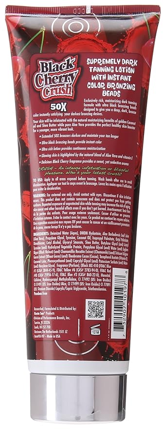 Black Cherry Crush Dark Tanning Lotion