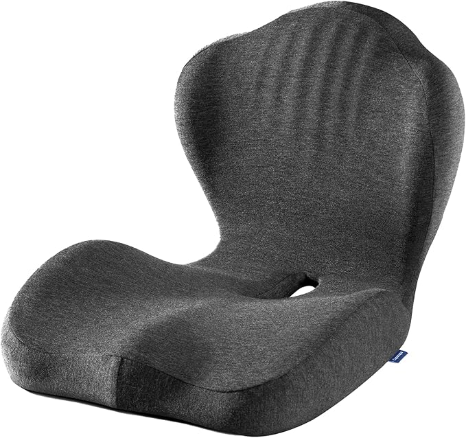 Seat Cushion for Car Truck Driver, Memory Foam Seat Cushion with Adjustable Strap,Ergonomic Lumbar/Back Support & Sciatica Relief for Long Drives, Orthopedic Cushion for Office Chair, Car, Semi Truck