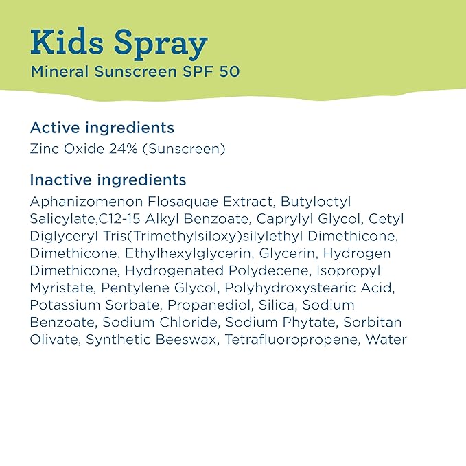 BLUE LIZARD Sunscreen SPF 50+ Spray | Kids | 5 Fl Oz | Pack of 2