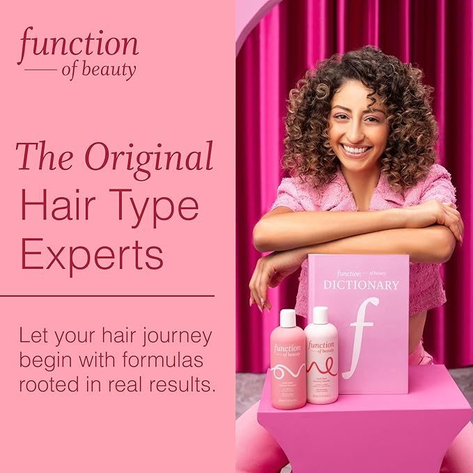 Function of Beauty Curly Hair Conditioner, XL - Sulfate-Free Conditioner for Natural Curls & Bounce - Curl Defining, Hydrating & Moisturizing with Shea Butter - Dry & Dull Hair Care Products
