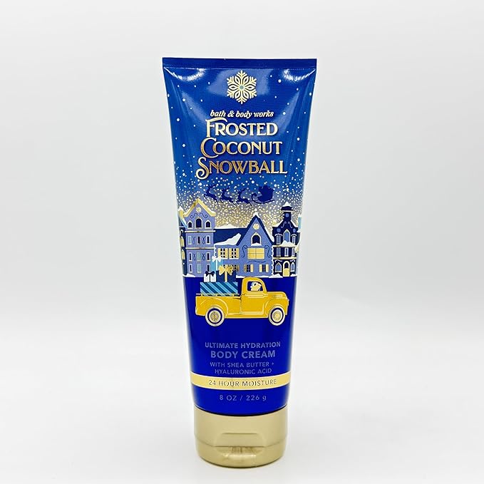 Bath & Body Works Frosted Coconut Snowball 3-Piece Set | Includes: Moisturizing Body Wash, Fine Fragrance Mist and Ultimate Hydration Body Cream