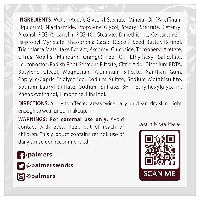 Palmer's Cocoa Butter Formula Eventone Fade Cream, Anti-Dark Spot Fade Cream with Vitamin E and Niacinamide, Helps Reduce Dark Spots & Age Spots, 2.7 Ounce (Pack of 2)