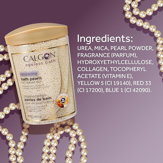 Calgon Ageless Bath Series Renewing Pearls, 16 oz.