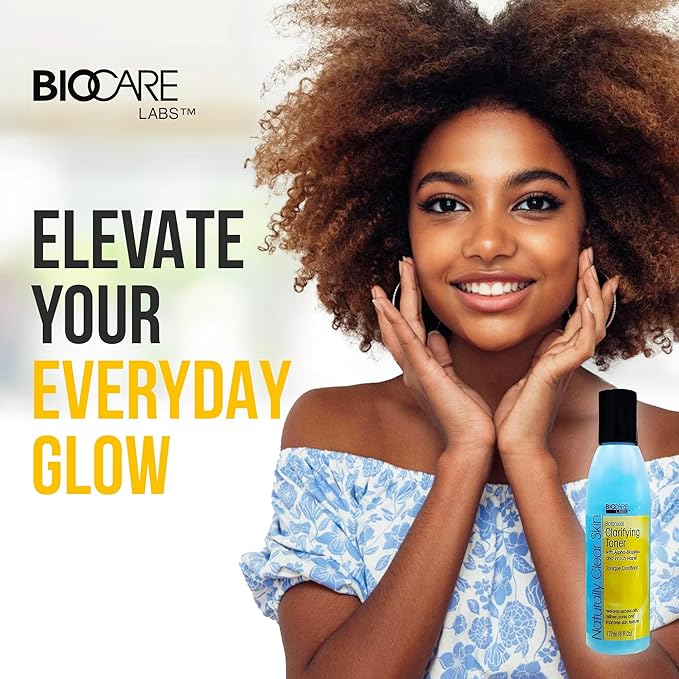 Botanical Clarifying Toner - Infused with Aloe Vera, Witch Hazel & Alpha-Bioplex, Refines Pores, Exfoliates & Conditions, Oil Control, Gentle Glow for Sensitive Skin 6 oz