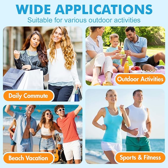 100 Pack Mini Sunscreen for Face and Body, SPF 50 Travel Size Sunscreen, Lightweight and Non-Greasy, Bulk Sunscreen for Summer Travel, Outdoor Sports and Activities, 0.19 OZ/Pack