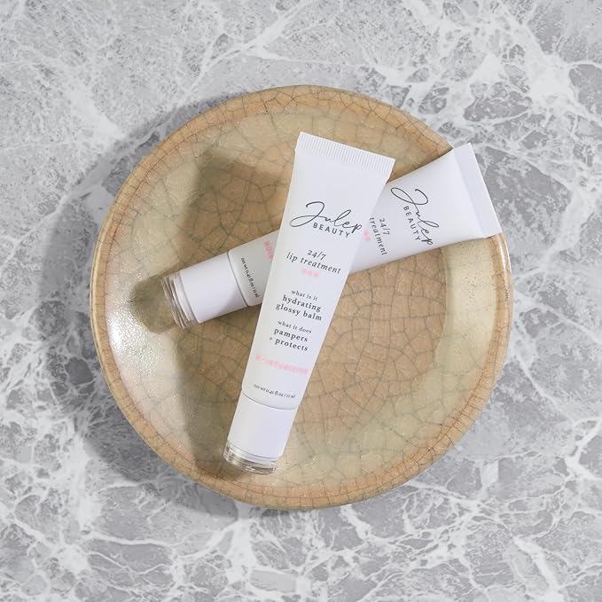 Julep 24/7 Lip Treatment – Hydrating & Glossy Lip Balm and Lip Sleeping Mask with Shea Butter – Moisturize, Protect & Soothe – Vegan & Cruelty-Free - Sheer Pink