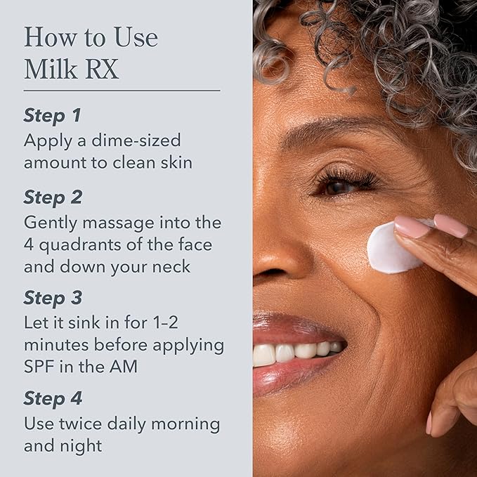 Beekman 1802 Milk RX Advanced Better Aging Collagen Moisturizer Face Cream – 4X Retinol Alternative with Goat Milk Exosomes & Polypeptide, Firming Cream, 0.51 fl oz