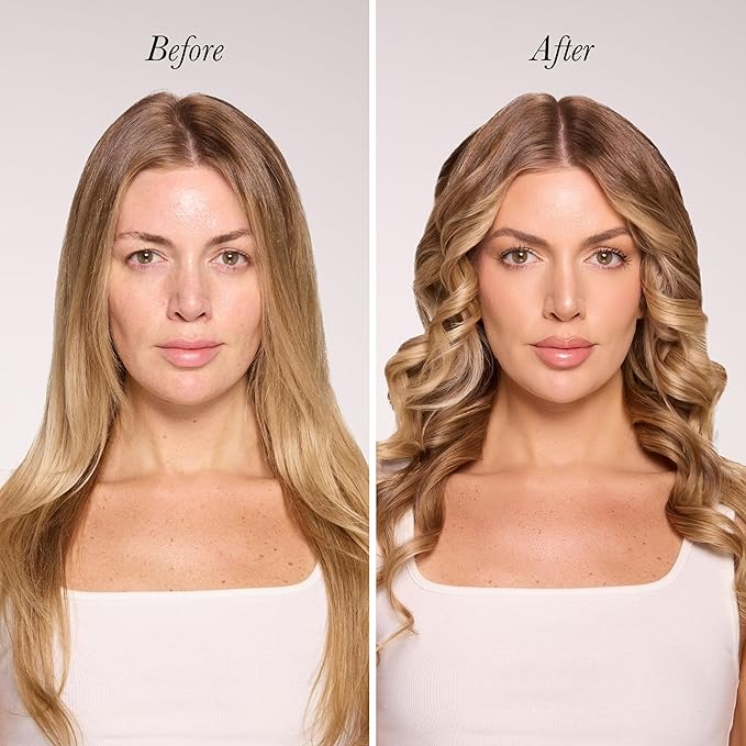 L'ANGE HAIR Le Duo Standard 360° Airflow 2 in 1 Straightener and Curler | 1 Inch Curling Wand & Titanium Flat Iron with 3.5" Plates | Hair Straightener & Curler for Short to Medium Hair (Blush)