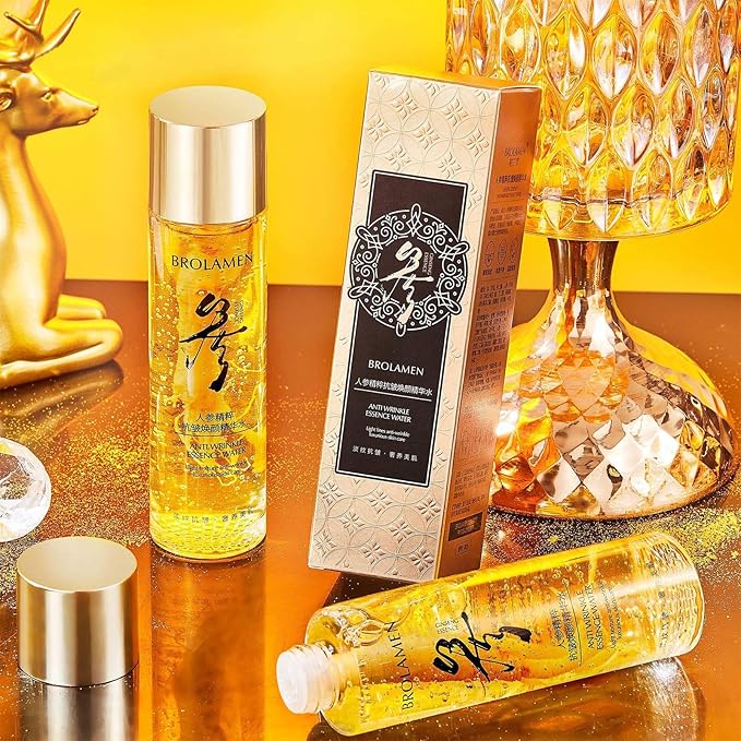 Ginseng Extract Wrinkle Resurfacing Water Brightening Moisturizer Brightens Skin Complexion Nourishing Toner 120ml