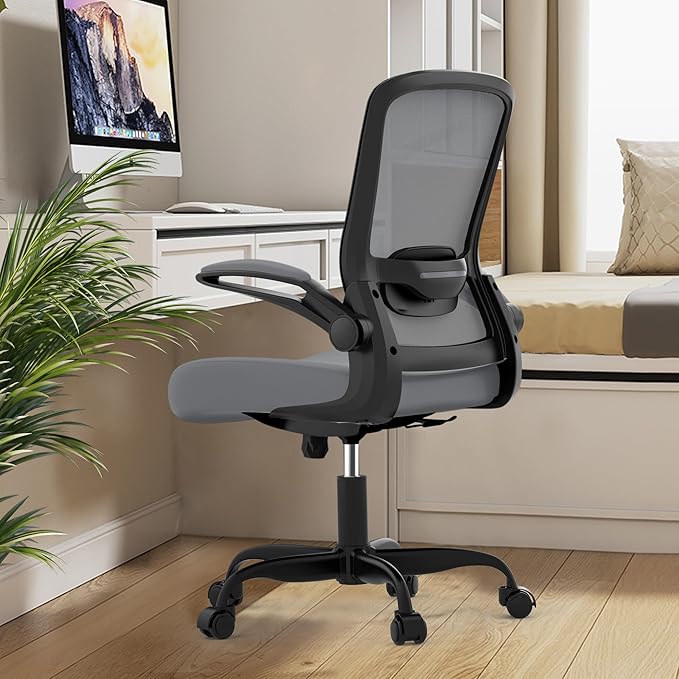 Mimoglad Home Office Desk Chair (Modern, Graphite)