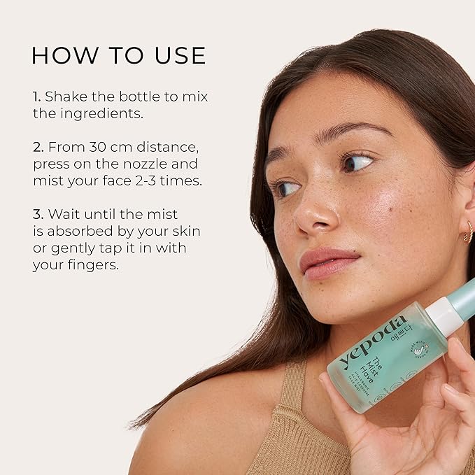 Yepoda The Mist Have, Hydrating Toner Face Mist, Deeply Hydrates & Revitalizes the Skin, Vegan Korean Toner Mist for All Skin Types, 50 ml