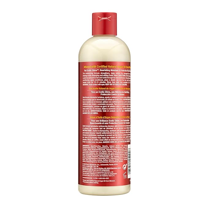 Creme of Nature Intensive Conditioning Treatment, Strengthens & Deeply Infuses Moisture, Prevents Breakage, Infused with 100% Organic Argan Oil, 12 oz