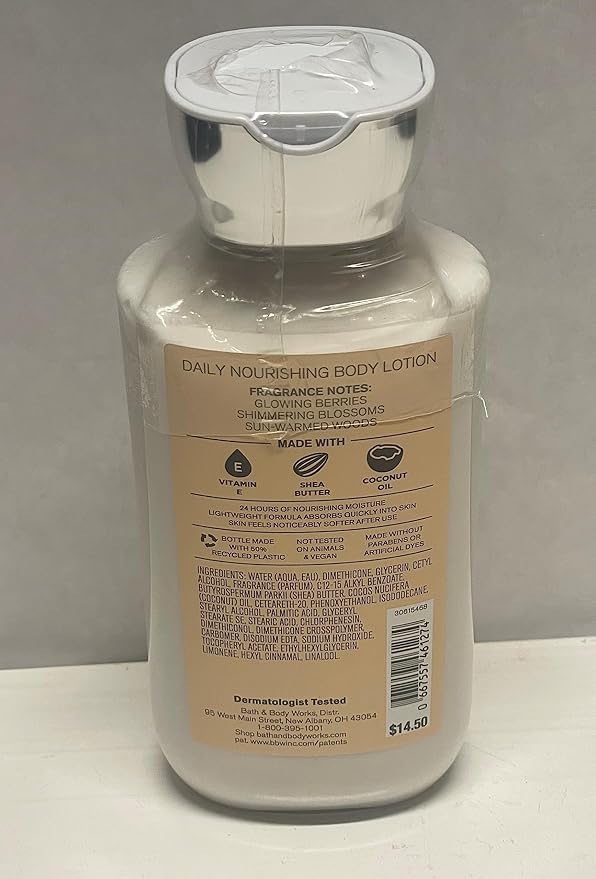 Bath and Body Works Super Smooth Body Lotion Sets Gift For Women 8 Oz (Golden Eclipse)