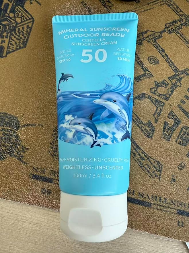 Unscented Sunscreen Soothes and Hydrates, Body Sunscreen for All Skin, Skin Care for Women and Men, oo09,3.30 oz