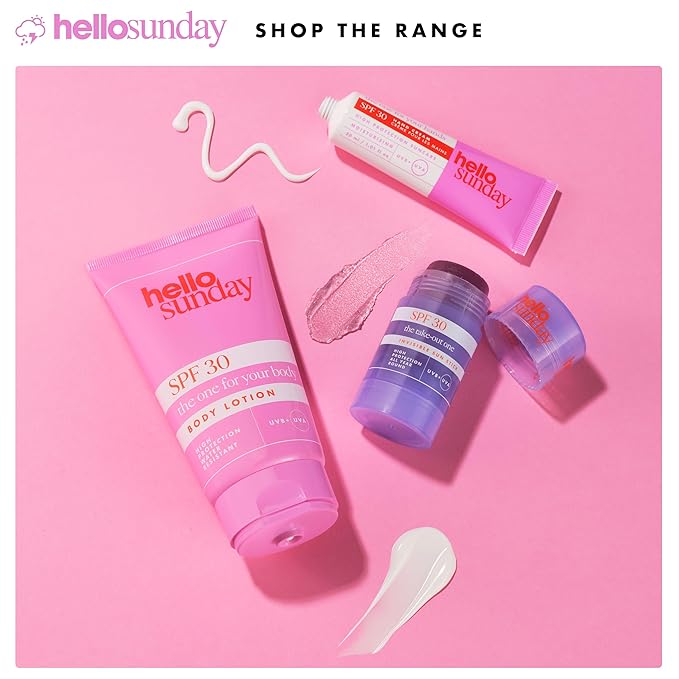 The Shimmer One Mineral Glow Stick SPF 45 Pa Plus by Hello Sunday for Women - 0.7 oz Sunscreen