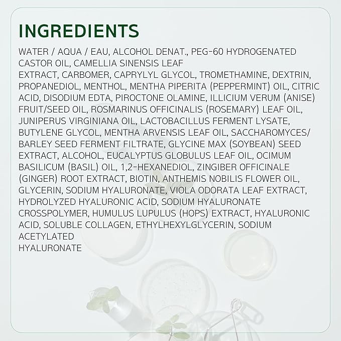 LABO.H Scalp Strengthening Roll-On Serum - Korean Hair Anchoring Serum for Daily Massage and Hair Growth | Vegan | Anti-Loss Treatment | Cooling & Soothing Relief with Rosemary Oil, 0.50 Fl oz.
