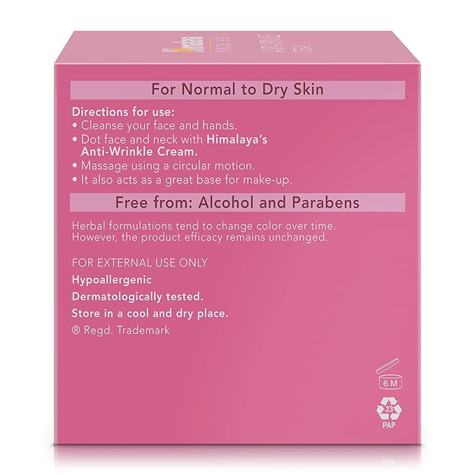 Himalaya Anti-Wrinkle Cream for Reducing Wrinkles, Fine Lines and Dark Spots, Moisturizes & Repairs, 1.69 oz