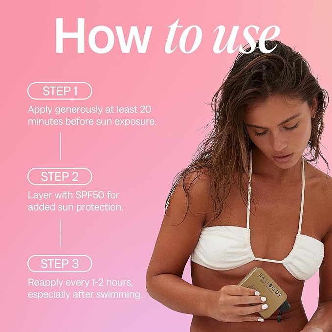 Bali Body Natural Tanning and Body Oil - SPF 15 | UVA/UVB Sun Protection, Indoor/Outdoor Daily Body Oil, Moisturizes & Hydrates All Skin Types | Vegan, Cruelty-Free. Australian Made (100 ml/3.4 fl oz)